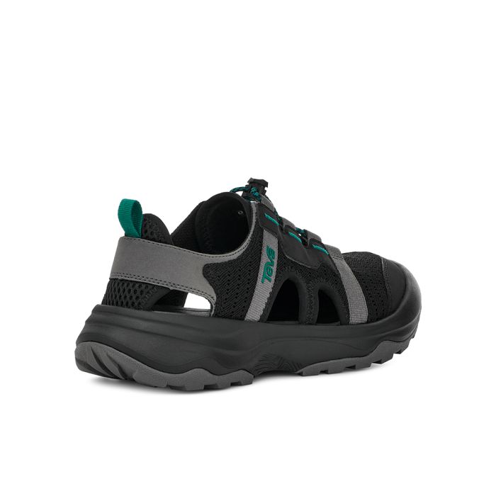 【TEVA】女 Original Universal 經典緹花織帶涼鞋/雨鞋/水鞋-日月黑白色 (原廠現貨)-Black-US5